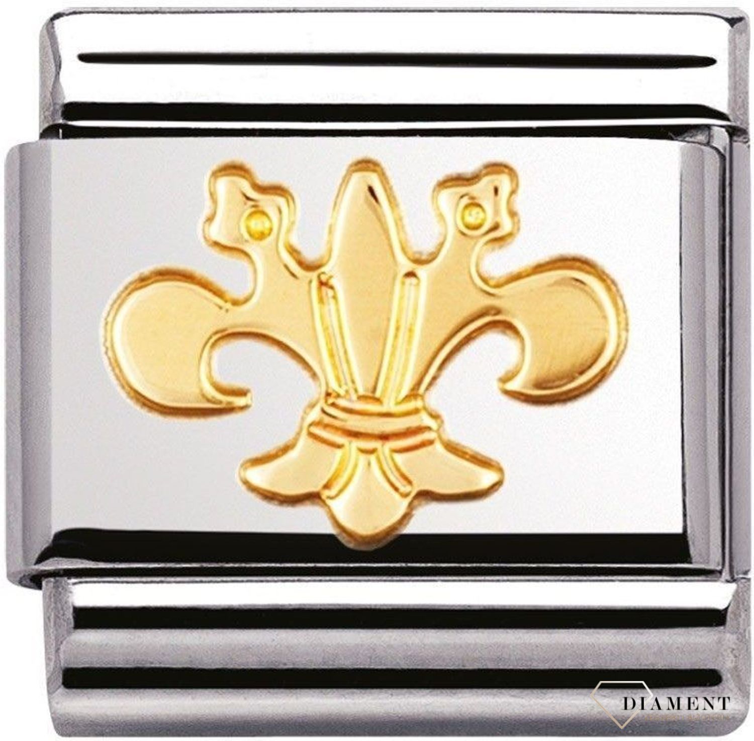 Nomination - Link 18K zawieszka złoto 'Lilia' 030110 10 biżuteria nomination nomination zawieszki nomination baza.jpg